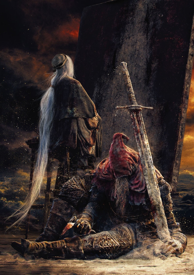Dark Souls III, fantasy art, Slave Knight Gael, 1080P, Dark Souls