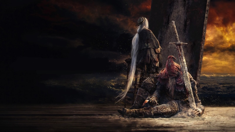 artwork, 1080P, Games, ashes of ariandel, slave knight gael, dark souls 3