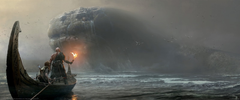 ultrawide, video games, God of War, ultra-wide, Video Game Art, God of War (2018), 2K