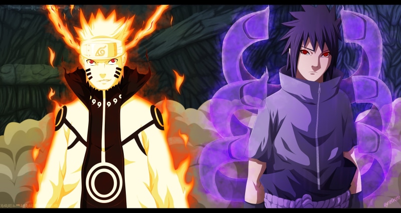 digital, front view, heat - Temperature, sasuke, witch, halloween, anime, red, illustration, one person, looking at camera, fantasy, glowing, human Face