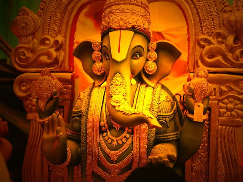 lord Ganesha, 480P, Hd, abstract, fantasy, event