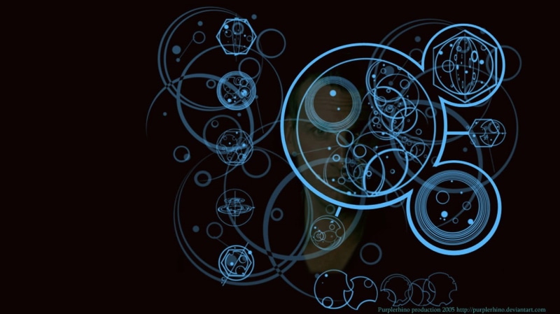 science, Doctor Who, connection, blue, circle, pattern, healthcare and medicine, backgrounds, black background, geometric shape, art, studio shot, technology