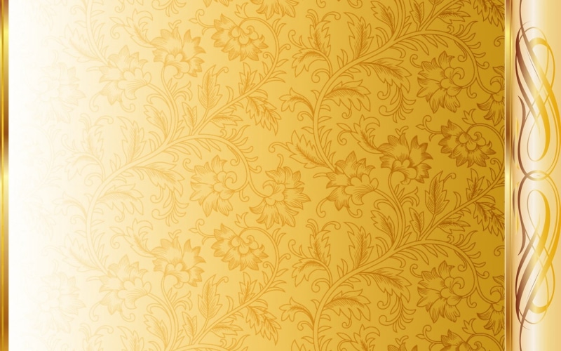 abstract, backgrounds, curled Up, victorian style, decoration, gold, illustration, yellow, Pattern, antique, backdrop, scroll Shape, white color
