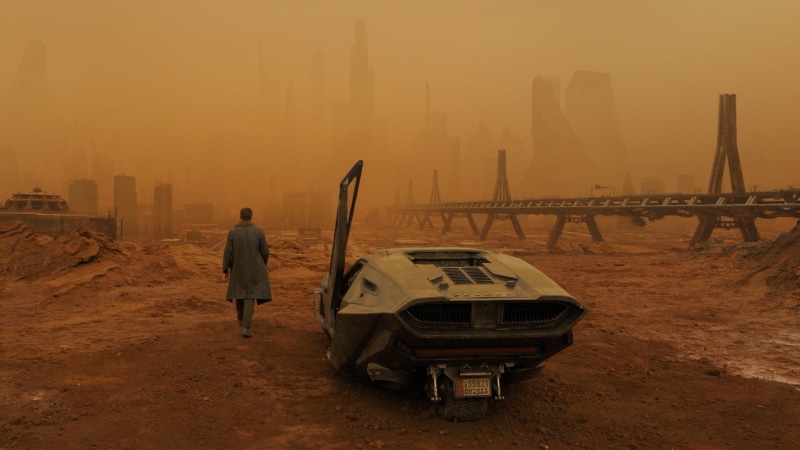 real people, standing, Blade Runner 2049, land, mode of transportation, full length, movie, lifestyles, sky, city, outdoors, one person, transportation