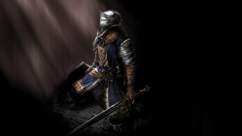 indoors, men, 1080P, welder, standing, character, copy space, welding, Dark Souls II, safety, metal industry, sword, black background, occupation