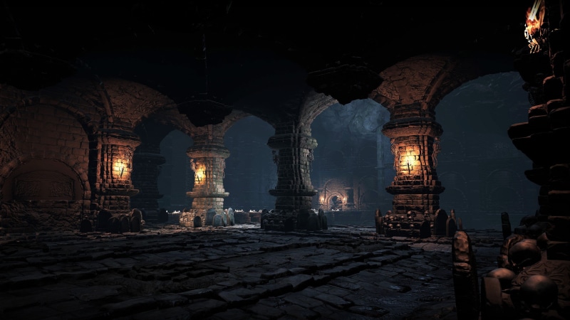 brown, video games, architectural column, tourism, built structure, architecture, concrete, 2K, history, lighting equipment, old, Dark Souls, illuminated