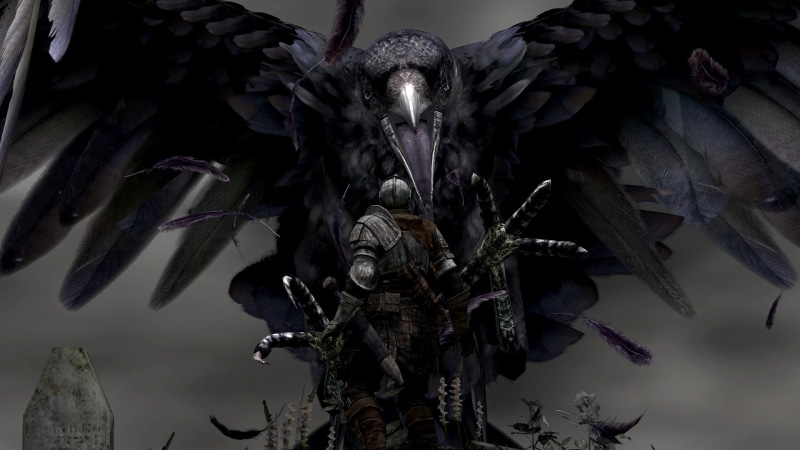 video games, sword, 1080P, medieval, knight, black, crow, dark, souls, hd