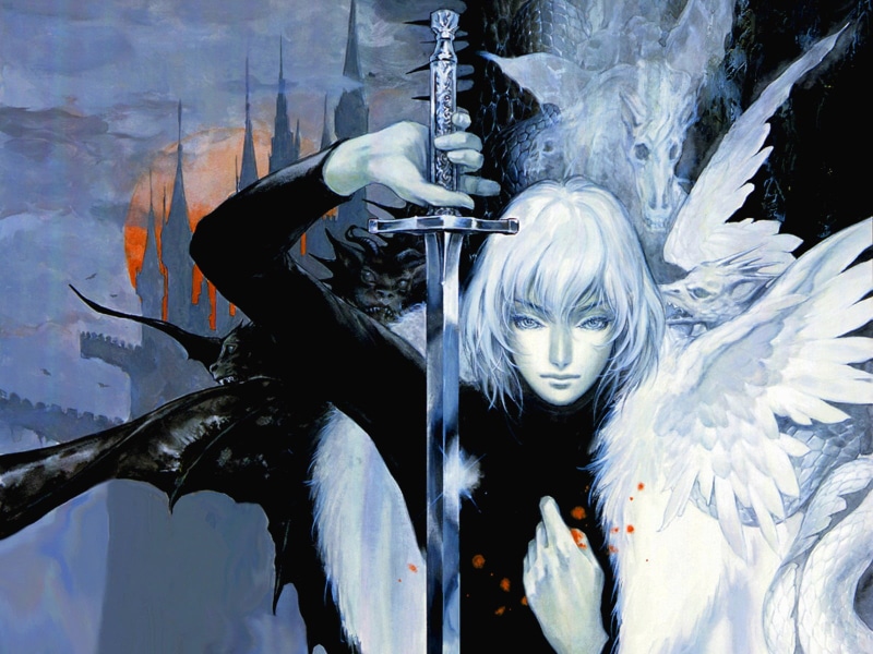 fantasy art, Castlevania, women, angel, creativity, warm clothing, Castlevania: Aria of Sorrow, video games, representation, one person, male, fantasy girl