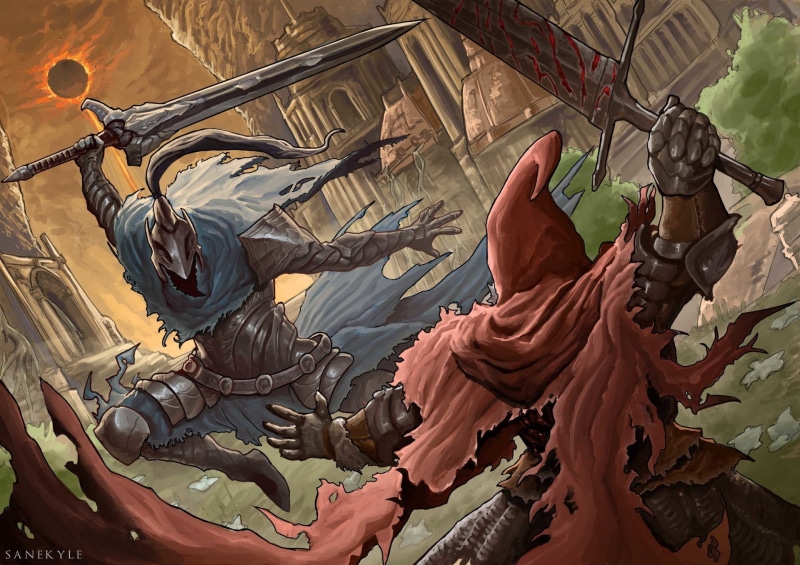 Dark Souls, Battle, Artorias the Abysswalker, Artorias Of The Abyss, 1080P, Artorias (Dark Souls)