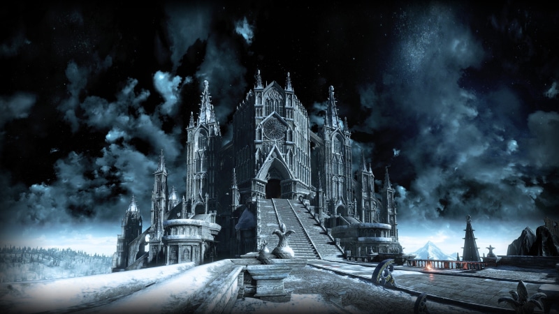 night, video, Dark Souls, Dark Souls III, art, hd, games, 3840x2160 px, dark, minimalistic, 4K, px, iii, x, souls, cathedral, abstract, Video Games