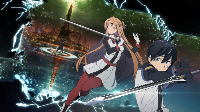 online, leisure activity, mode of transportation, water, men, real people, landscape, travel, transportation, 4K, Yuuki Asuna, Sword Art Online, illuminated