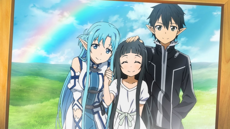 1080P, outdoors, human representation, Kirigaya Kazuto, art and craft, cloud - sky, representation, anime, Sword Art Online, creativity, grass, kirito