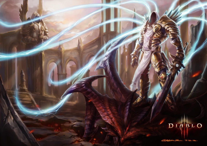 character, swirl, creativity, architecture, Diablo 3: Reaper of Souls, diablo, human representation, built structure, representation, art and craft, illustration