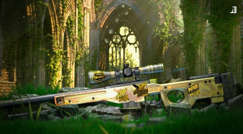 sunlight, rail transportation, growth, awp, grass, the past, lore, land vehicle, csgo, 2K, csgoskins, Rifle, globaloffensive, counterstrike, green color