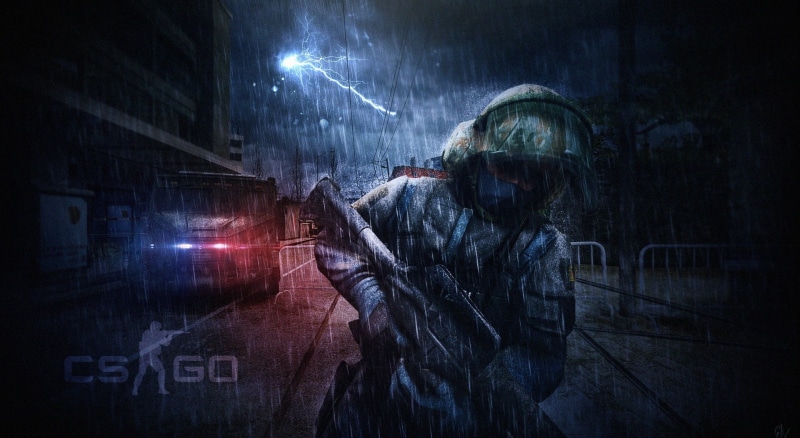 adult, built structure, multiple exposure, young adult, overpass, counter, strike, one person, 1080P, rain, Global, storm, offensive, illuminated