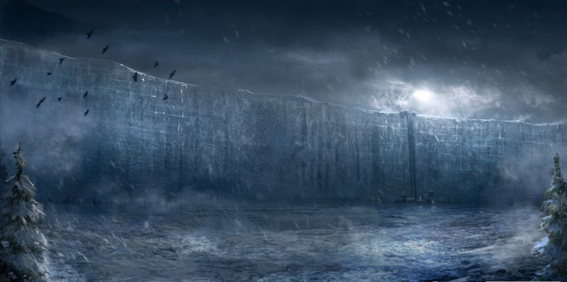 ominous, no people, fog, blizzard, ice, non-urban scene, storm, outdoors, Game of Thrones, The Wall, scenics - nature, nature, dark, spooky, fear, cloud - sky