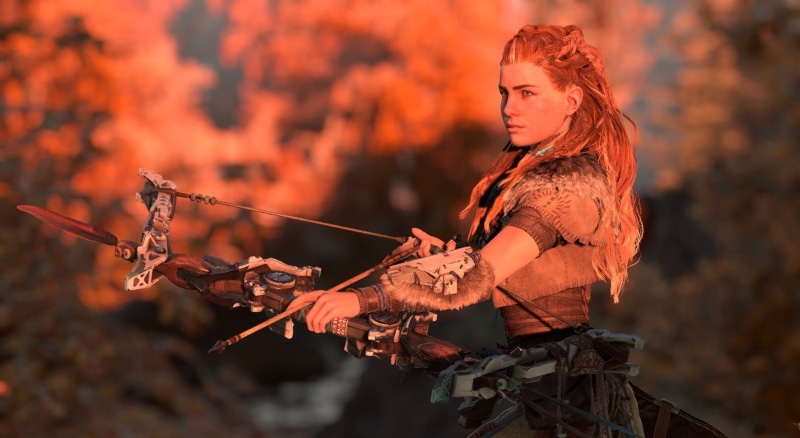 Horizon, videogame, 1080P, 2017, video, Arrow, Hunter, zero, Other Games, Archer, Zero Dawn, Aloy, Games, dawn, Game