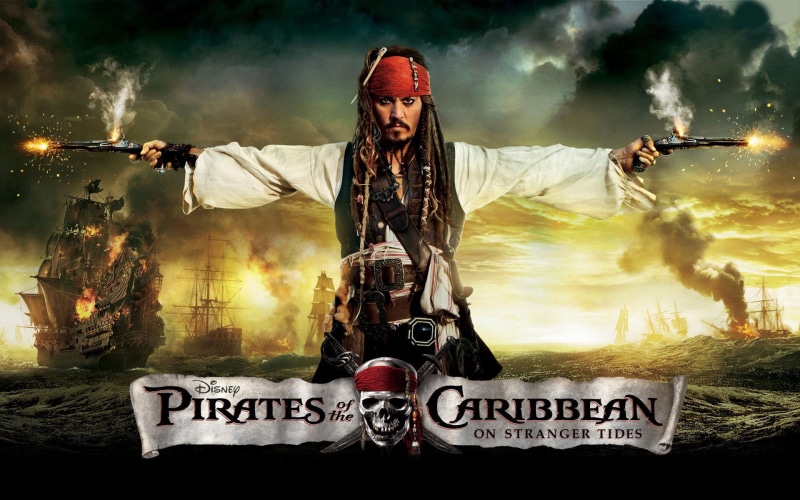 movies, Pirates of the Caribbean, nature, looking at camera, gun, sign, front view, pirates, smoke - physical structure, tides, Pirates of the Caribbean: On Stranger Tides
