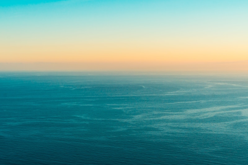 4K, beauty in nature, tranquility, tranquil scene, minimalism, ocean, view into land, horizon, scenics - nature, simple, nature, outdoors, no people, calm
