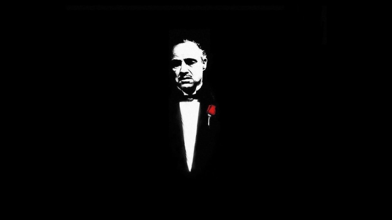 The Godfather, indoors, celebration, spooky, halloween, skeleton, horror, fear, copy space, dark, Vito Corleone, black background, studio shot