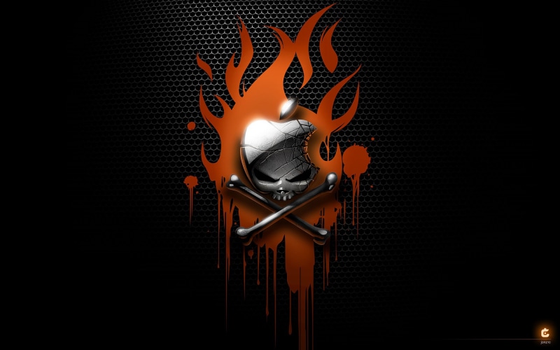 heat - temperature, 1080P, design, Paint, studio shot, glowing, close-up, representation, flame, steel, symbol, illustration, Hackintosh, indoors, Bones