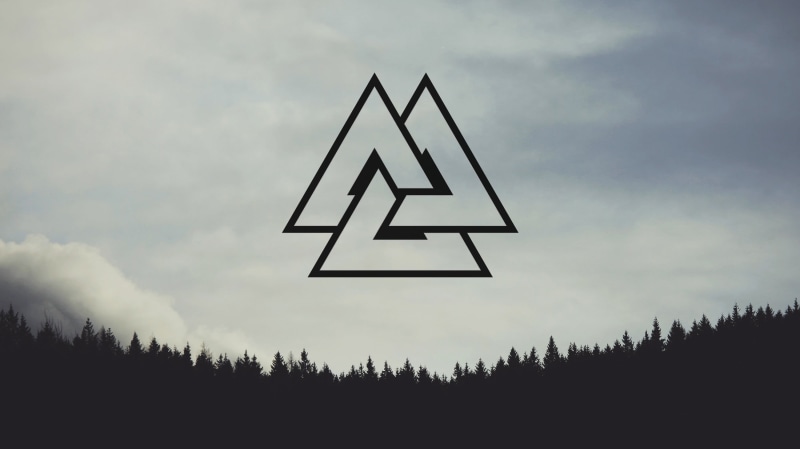 2K, tree, forest, symbol, outdoors, shape, no people, pine trees, Nordic, growth, silhouette, non-urban scene, logo, communication, knot, sky, triangle shape