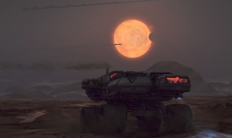 burning, night, 1080P, land, terrain, movie, planet, futuristic, nature, no people, science fiction, fire - natural phenomenon, outdoors, orange color