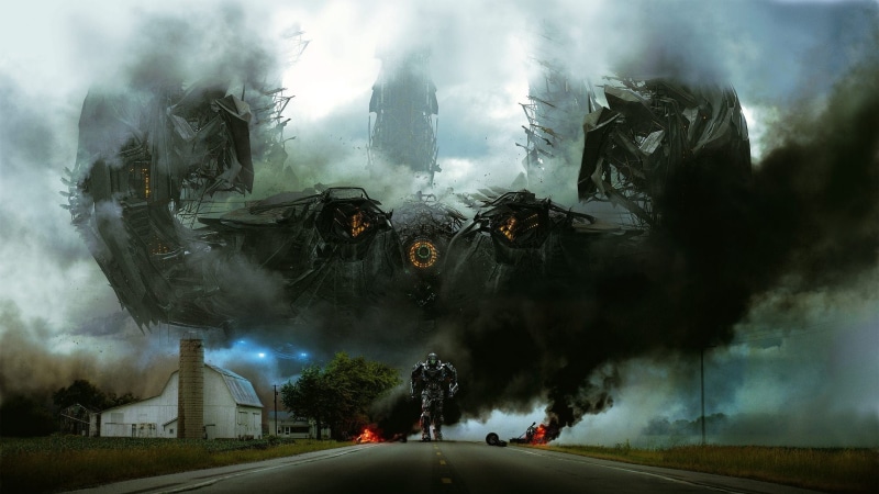 digital composite, rim, 1080P, outdoors, plant, motor vehicle, transportation, cloud - sky, futuristic, tree, nature, accidents and disasters, road, smoke - physical structure