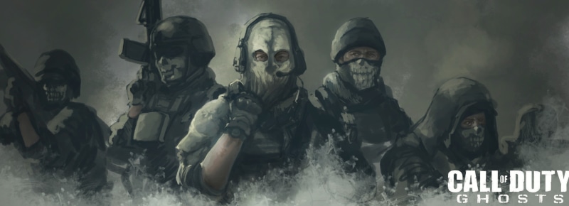 waist up, ghosts, digital, call, fear, Call of Duty: Ghosts, human representation, military, men, video games, 2K, nature, indoors, government