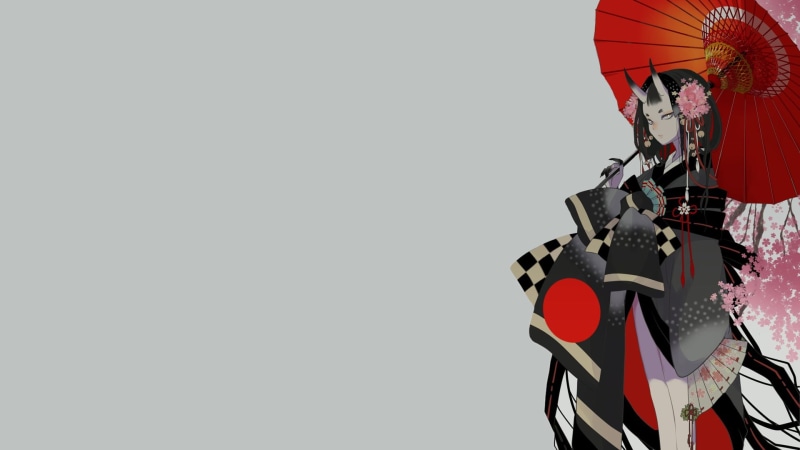 metal, 1080P, youkai, Japan, Onigirl, sky, copy space, toy, creativity, anime, protection, multi colored, nature, studio shot, Oni, red, celebration, no people