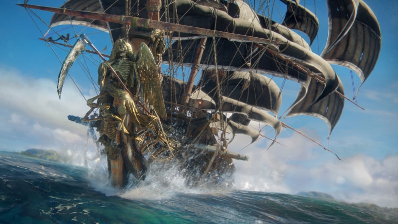 outdoors, pirates, sport, sea, beauty in nature, Skull and Bones, no people, marine, transportation, land, cloud - sky, 4K, power in nature, Ubisoft, water