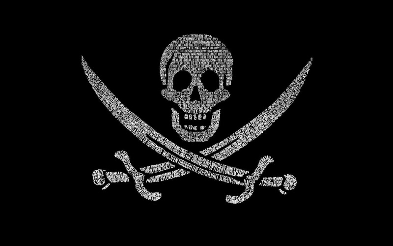 pirates, indoors, skull, halloween, representation, human skeleton, 720P, no people, art and craft, flag, craft, close-up, design, studio shot, white