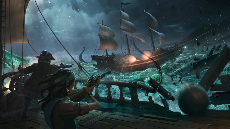 Sea Of Thieves, Video Game, 1080P