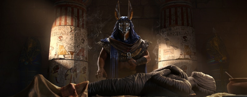 AssassinsCreed, mummification, Afterlife, Adventure, art and craft, craft, hieroglyphs, video, human representation, hetep, 8K, Egypt, k, statue