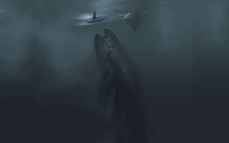 black, nature, artwork, standing, fantasy art, body part, specie, reflection, unrecognizable person, water, illustration, adult, real people, caucasian Ethnicity
