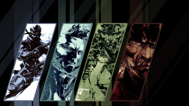  solid, day, reflection, art and craft, pattern, metal, close-up, Metal Gear Solid 4, still life, representation, human representation, high angle view
