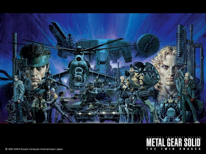 metal, Metal Gear Solid, game, Metal Gear Solid: The Twin Snakes, 480P, solid, poster, gear