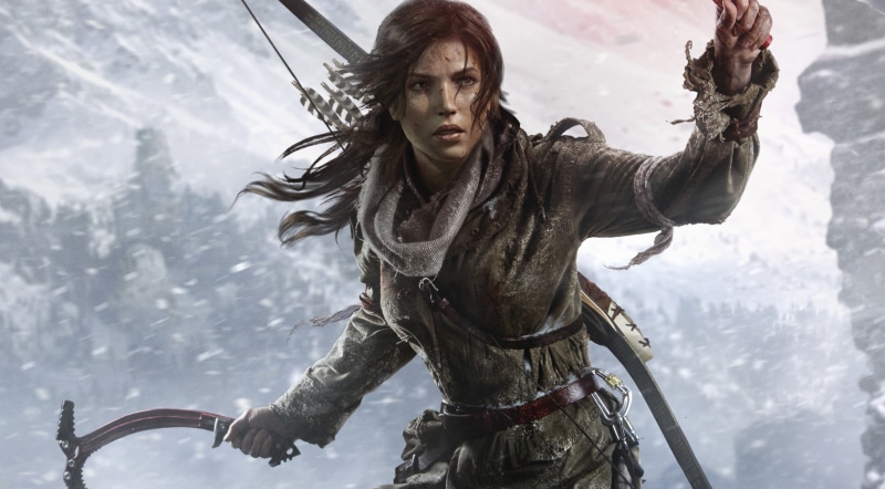 women, Games, Cold, young women, snow, outdoors, warm clothing, Artwork, TombRaider, winter, Adventure, Journey, rise, shadow, raider, one person, RiseoftheTomb Raider