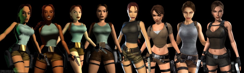 hd, art, lara, Tomb Raider, tomb, evolution, games, lara croft, croft, x, raider, 4K, video