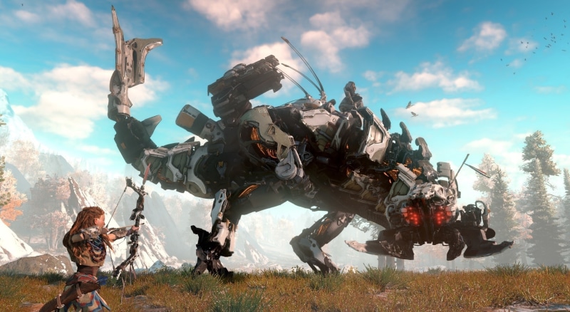 Other Games, 1080P, machines, zero, Thunderjaw, 2017, dawn, Games, videogame, Game, robots, horizon, Hunter, Aloy, Archer