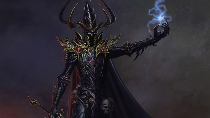 Video Games, video, dark, malekith, art, elf, x, games, armor, fantasy, hd, warhammer, artwork, 1080P
