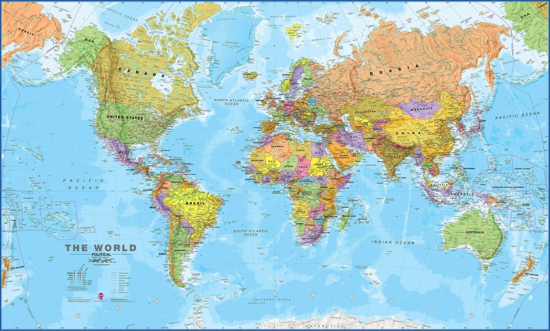 Political Figure, 4K, world map, map