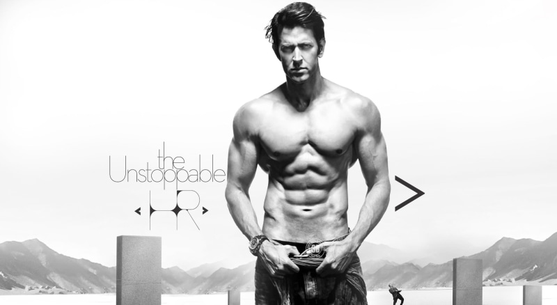 portrait, men, three quarter length, front view, one person, nature, males, actor, mountain, young men, real people, hrithik roshan, muscular build, Movies
