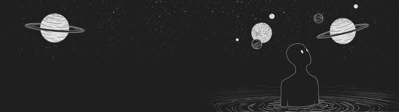 minimalism, abstract, planet, monochrome, space art, surreal, 4K, space