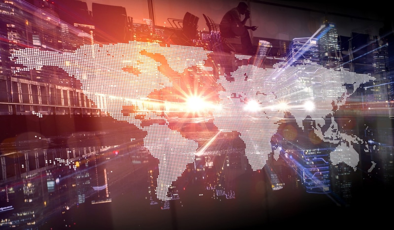 financial district, globalization, line, glowing, lens flare, concept, information, abstract, cityscape, link, geography, background, city life, stream