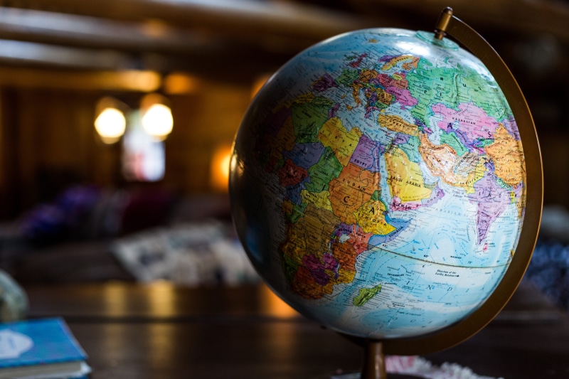 sphere, nation, close-up, planet, adventure, cartography, brown, travel destinations, exploration, astronomy, geography, focus on foreground, trip, travel