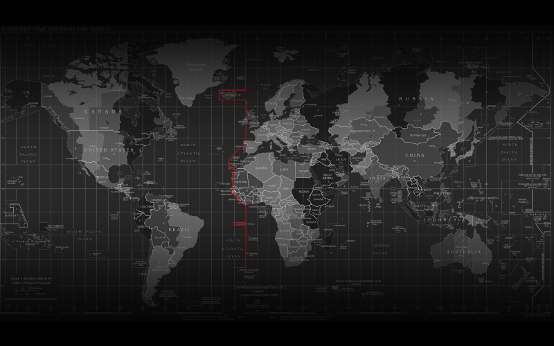 world, Time, Infographics, map, Time Zones, 2K