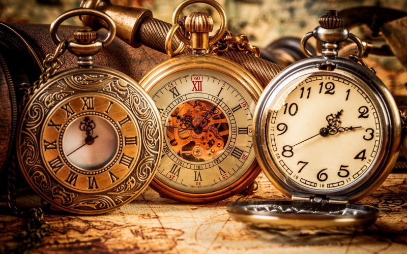 minute hand, close-up, brand, no people, zones, instrument of time, clock hand, three, clock, metal, watches, pocket watch, table, division