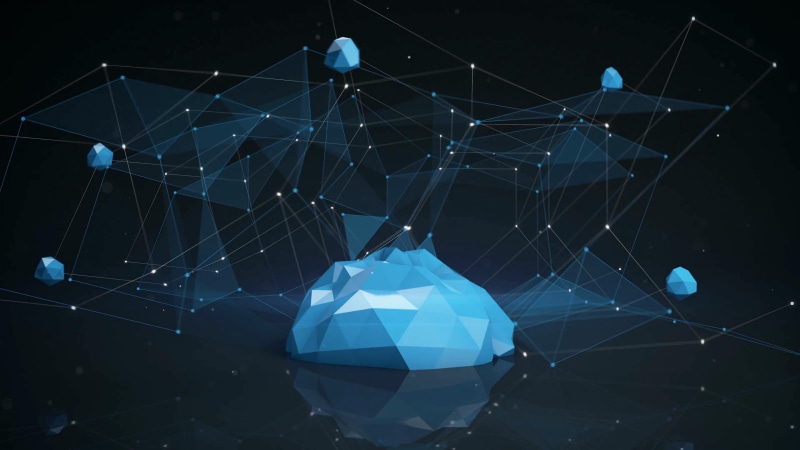 line, 4K, 3d, futuristic, technology, web, graphics, abstraction, network, low poly, shape, darkness, rendering, abstract art