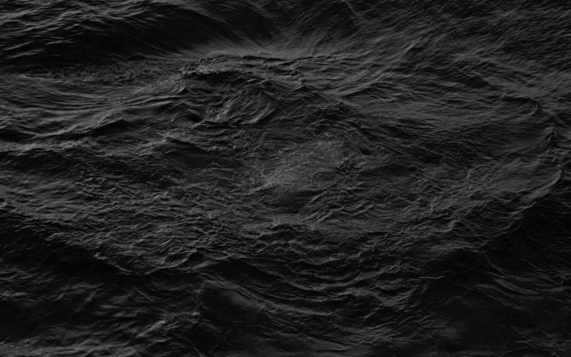 close-up, outdoors, high angle view, dark, full frame, monochrome, water, environment, rippled, sea, abstract, waves, beauty in nature, wave, 720P, flowing water